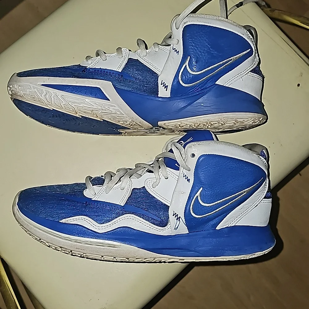 Blue/White Nike Kyries - Picture 2 of 8